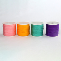 XuQian 72 # fil de jade artisanat queue de rat chaîne Nylon daim artisanat fil pour bijoux à bricoler soi-même 0.8mm