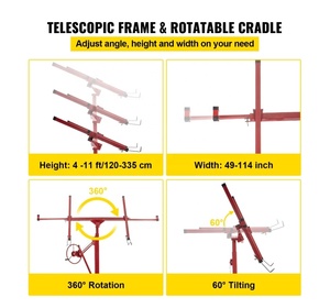 <span class=keywords><strong>Panel</strong></span> pengangkat gulungan <span class=keywords><strong>Drywall</strong></span> yang dapat disesuaikan 150LBS, angkat <span class=keywords><strong>Drywall</strong></span> 11 kaki, alat Jack <span class=keywords><strong>Lift</strong></span> <span class=keywords><strong>Panel</strong></span>, <span class=keywords><strong>Lift</strong></span> <span class=keywords><strong>Drywall</strong></span> - Product Image 4