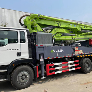 รถปั๊มคอนกรีตดีเซล ZLIN พร้อมเครื่องยนต์และมอเตอร์ประสิทธิภาพสูง ผลิตภาพ 15 ลูกบาศก์เมตร/ชั่วโมง  ลำเลียงแนวตั้งได้ 26-63 เมตร - Product Image 2