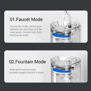 Automatic Pet Water Fountain With Filter For Cats And <b>Dogs</b> 700g Plastic Detachable Design - Product Image 3