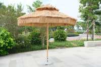 Parasol de plage en chaume synthétique, style Tiki, pour terrasse et bar, 2023