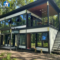 Maison préfabriquée modulaire RELYANCE 20 pieds 30 pieds 40 pieds avec salle de bain et cuisine, villa empilable personnalisable