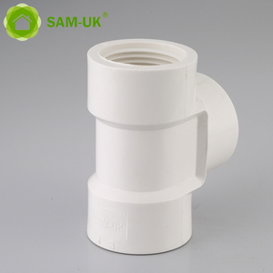 Nhà Máy productionplastic nữ Reducer Ống <span class=keywords><strong>TEE</strong></span> 2 inch phụ kiện đường ống giảm tốc ba cách PVC <span class=keywords><strong>TEE</strong></span> phụ kiện đường ống - Product Image 4