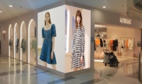 Écran LED intérieur personnalisé P1.86, panneau d'affichage LED modulaire couleur, taux de rafraîchissement élevé, mur vidéo, signalétique pour magasin de détail