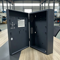 Armoire murale personnalisée OEM, boîtier électrique en acier et aluminium pour usage extérieur, boîte de distribution d'énergie en tôle anti-poussière et étanche
