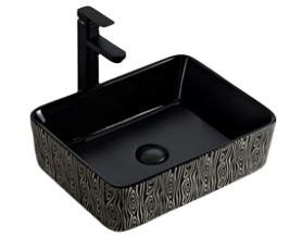 Usine directe moderne rectangulaire en céramique Art bassin sanitaire évier en pierre pour hôtels/appartements pour balcon comptoir égouttoir <span class=keywords><strong>direct</strong></span> - Product Image 2