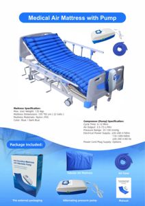 Colchón de Aire Tubular de Nailon Transpirable de 22 Celdas, Colchón Médico Anti-Escaras para <span class=keywords><strong>Hospital</strong></span> con Bomba Potente - Product Image 5