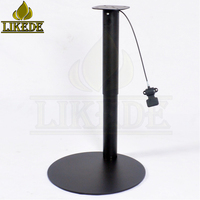 Base de table élévatrice télescopique pneumatique en fil d'acier pour bureau debout ou poste d'ordinateur de réception