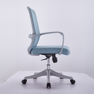 High White Adjustable Office Chair Grey Footrest Unique Brown Fabric Chaise De <b>Bureau</b> Wholesale Sillas De Oficina Computer <b>Desk</b> - Product Image 3