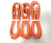 Kabel Data Pengisian Cepat USB Micro Nylon Braided 3A Tahan Lama dan Berkecepatan Tinggi untuk Perangkat