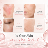 Crème hydratante visage multi-couches à l'acide hyaluronique et à l'acide polyglutamique 50 ml pour peaux sèches – Marque privée