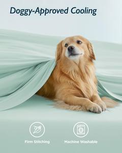 Q-Max 0,46 Juego de sábanas de enfriamiento de bolsillo profundo Estilo moderno Tecnología Dry Cool para traviesas de tamaño King Venta al por mayor Sudores nocturnos - Product Image 4