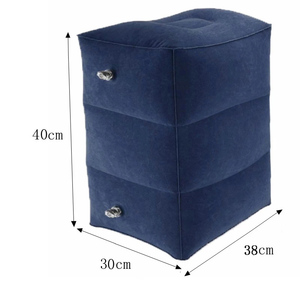 PVC Kids Flight Sleeping Footrest Pillow Resting Pillow on Airplane <b>Car</b> Bus Pillow <b>Inflatable</b> Travel Foot Foot Pad - Product Image 5