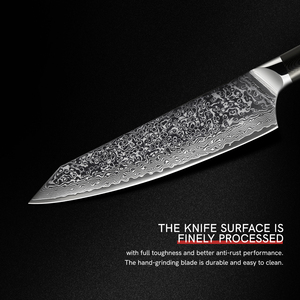 Japanese Chef <strong>Knife</strong> 67 Layers <strong>Damascus</strong> Steel <strong>Blade</strong> G10 Kitchen <strong>Knife</strong> Super Sharp Kitchen Meat Vegetable Cutting Tool