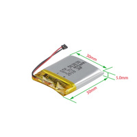 Batterie Lipo 502236 3.7V 360mAh 365mAh pour système Pod