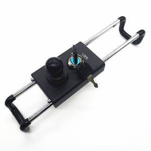 Semi Truck Tablet Mount Ball Adapter 1inch Mount Anti Theft <strong>Tab</strong> <strong>Holder</strong> Clip Lockable Tablet Bracket <strong>Car</strong> Headrest for ipad <strong>Holder</strong> - Product Image 2