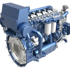Low Speed marine diesel engine WP6 120KW/163HP for Weichai Marine Main Propulsion