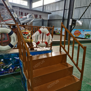 Petit parc d'attractions mobile monté sur remorque, manèges <span class=keywords><strong>de</strong></span> bateaux pirates - Product Image 3