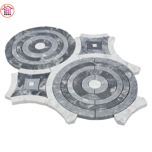 Carrelage <span class=keywords><strong>de</strong></span> sol auto-adhésif 2 en 1, cuisine et <span class=keywords><strong>salle</strong></span> <span class=keywords><strong>de</strong></span> bains, mosaïque en pierre - Product Image 2