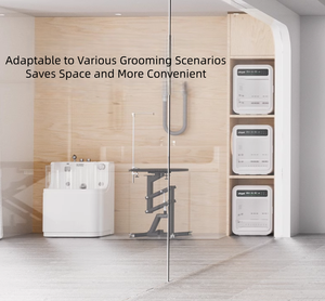 صندوق تجفيف للكلاب والقطط الصغيرة مع شاشة تعمل باللمس وجهاز تحكم عن بعد، مع الأوزون والأشعة تحت الحمراء، خزانة تجفيف هادئة للغاية للاستخدام المنزلي - Product Image 5