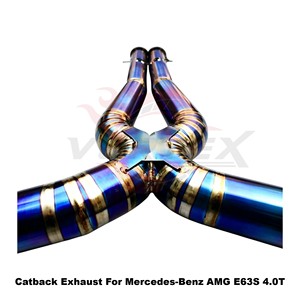 Vortex Thermal-Efficient Burnt Titanium <b>Exhaust</b> System For Mercedes-Benz AMG E63S 4.0T 2016-2024 - Product Image 6