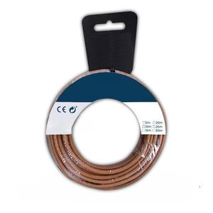 Cable de alimentación H07Z1-K de 2,50 mm, color marrón, 5 m, ideal para instalaciones eléctricas y conexiones seguras. - Product Image 1