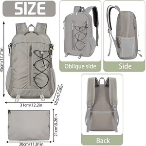High Quality Multi-Pocket Casual Sports <strong>Backpack</strong> Lightweight <strong>Large</strong> Capacity <strong>Hiking</strong> Bag Durable Collapsible Feature Gym Outdoor - Product Image 2