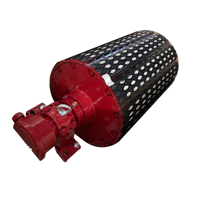 High Quality Customized High Power Ceramic Rubber Motorized Pulleys Drum Motor Motorized Drum