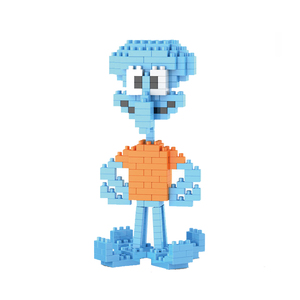 LNO Del Fumetto Micro Blocchi di Costruzione <span class=keywords><strong>Patrick</strong></span> Stella Squidward Gary Diamante SpongeBobed Mini Brick Figrues Giocattoli - Product Image 3