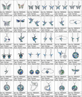 Abalone Paua Shell Surfboard Silver 925 Flower Design Abalone Hawaiian Rhodium Plumeria Flower Pendant