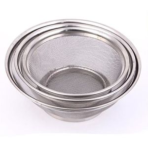 Thanh lịch thép không gỉ bếp colander lọc Thanh lịch thiết kế kim loại - Product Image 3