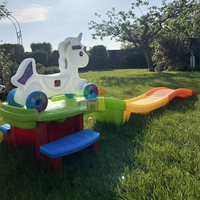 Rampe de dessous de verre pour tout-petits d'arrière-cour et roues en cliquant Descente Thrill Kids Ride on Toy up and Down Roller Coaster