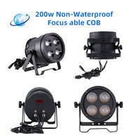 Projecteur LED mobile 250W pleine couleur avec zoom, 18 faisceaux LED, lumières de scène pour bars et spectacles, contrôlées par la voix