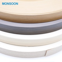 Bande de chant en PVC imitation bois standard avec finition écologique, largeur 12-54 mm, épaisseur 0,4-3,0 mm pour le bordage de meubles