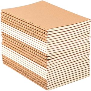 Carnet Kraft Personnalisé avec Logo, Petit Cahier d'Exercices pour Enfants, Mini 44 Feuilles 80gsm, Reliure Cousue, Composition Scolaire pour Étudiants, Vente en Gros - Product Image 1