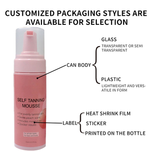 Mousse bronzante sans soleil biologique premium pour une application corporelle sans traces et un éclat <span class=keywords><strong>naturel</strong></span> avec une formule à séchage rapide - Product Image 4