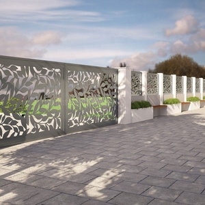 Paneles de Cerca de Aluminio Metálico Arquitectónico CNC, Fáciles de Ensamblar, para Decoración de Jardines y Hoteles - Product Image 3