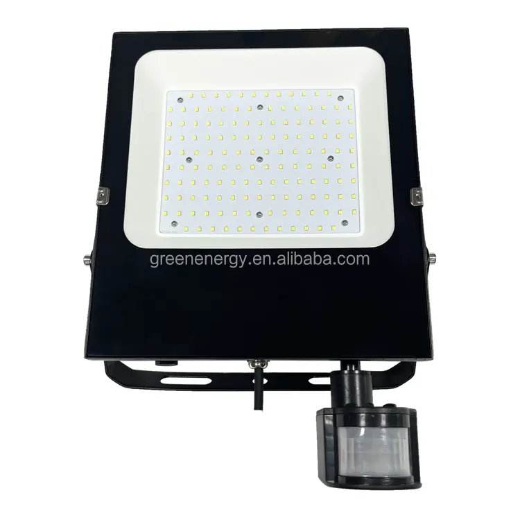 Iluminação de parede 10w 140lm/w 3cct & 3 watt pir sensor de movimento segurança led flood light pass ce rohs emc lvd para jardim parque de estacionamento