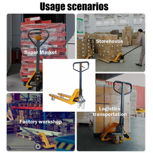 קל להעביר חומר טיפול 550*1150 מ "מ צהוב שקע שקע יד הידראולי קרוב אלי 3 טון שירותים - Product Image 6