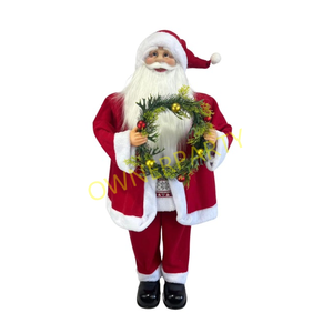 Père Noël porte un cadeau drôle grandeur nature Père Noël haute qualité Noël Animatronic Père Noël danse avec <span class=keywords><strong>musique</strong></span> - Product Image 6