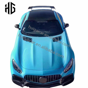 Meilleur <span class=keywords><strong>prix</strong></span> en Fiber de carbone pare-chocs avant capot moteur Tuyere Kit de carrosserie pour <span class=keywords><strong>Mercedes</strong></span> AMG GT GTC GTS capot de voiture évents couverture - Product Image 2