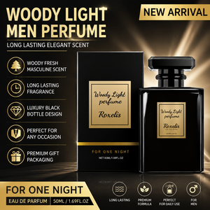 <span class=keywords><strong>Perfume</strong></span> Masculino <span class=keywords><strong>Amaderado</strong></span> <span class=keywords><strong>de</strong></span> Lujo, 50 ml, Eau <span class=keywords><strong>de</strong></span> Parfum <span class=keywords><strong>de</strong></span> Larga Duración, Botella Negra, Aroma Fresco y Elegante para Uso Diario, Regalo - Product Image 1