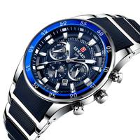 Jam Tangan Pria Quartz Stainless Steel Berkualitas Baik, Anti Air, Personalisasi, Model Ornate REWARD 81011, Harga Murah, Tersedia