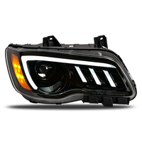 Pour Chrysler 300 300 C 2011-2023, phare à diode lumineuse DRL, phare à diode lumineuse noir, projecteur multicolore