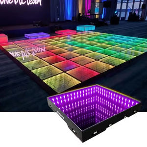 Prix d'usine, éclairage de scène à effet miroir infini pour événements festifs, effet abyssal, LED magnétique 3D éblouissant, dalle de piste de danse LED RGB pour mariage - Product Image 2