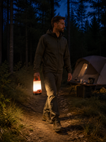 Lampes de camping LED hybrides portables rechargeables Type-C IP65 1000LM à intensité variable pour utilisation en extérieur en tente