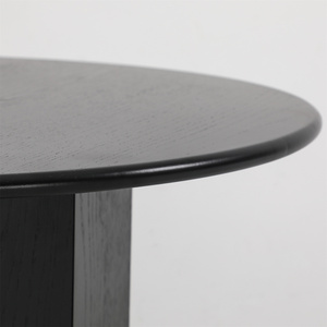 Nhà Máy Bán Buôn Đồ nội thất trong nhà nhà hiện đại đơn giản phong cách Bắc Âu phòng khách màu đen tròn bằng gỗ centre sofa bên Bàn cà phê - Product Image 4