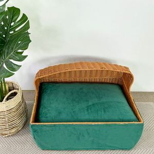 เตียงสุนัขหวายทอมือสำหรับแมวบ้านสัตว์เลี้ยง - Product Image 4