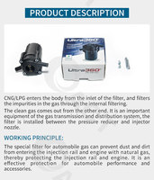 Filter CNG 360 Filter Gas Otomatis Filter Gas Mobil Suku Cadang Kendaraan Suku Cadang Pengganti Filter Konversi CNG LPG
