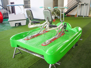 ウォータースポーツ楽しいゲームフローティングダブルシートウォーターペダルバイク工場価格 - Product Image 3